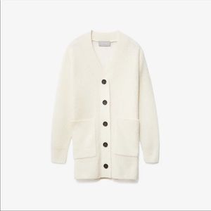 Everlane Long Length Textured Cardigan